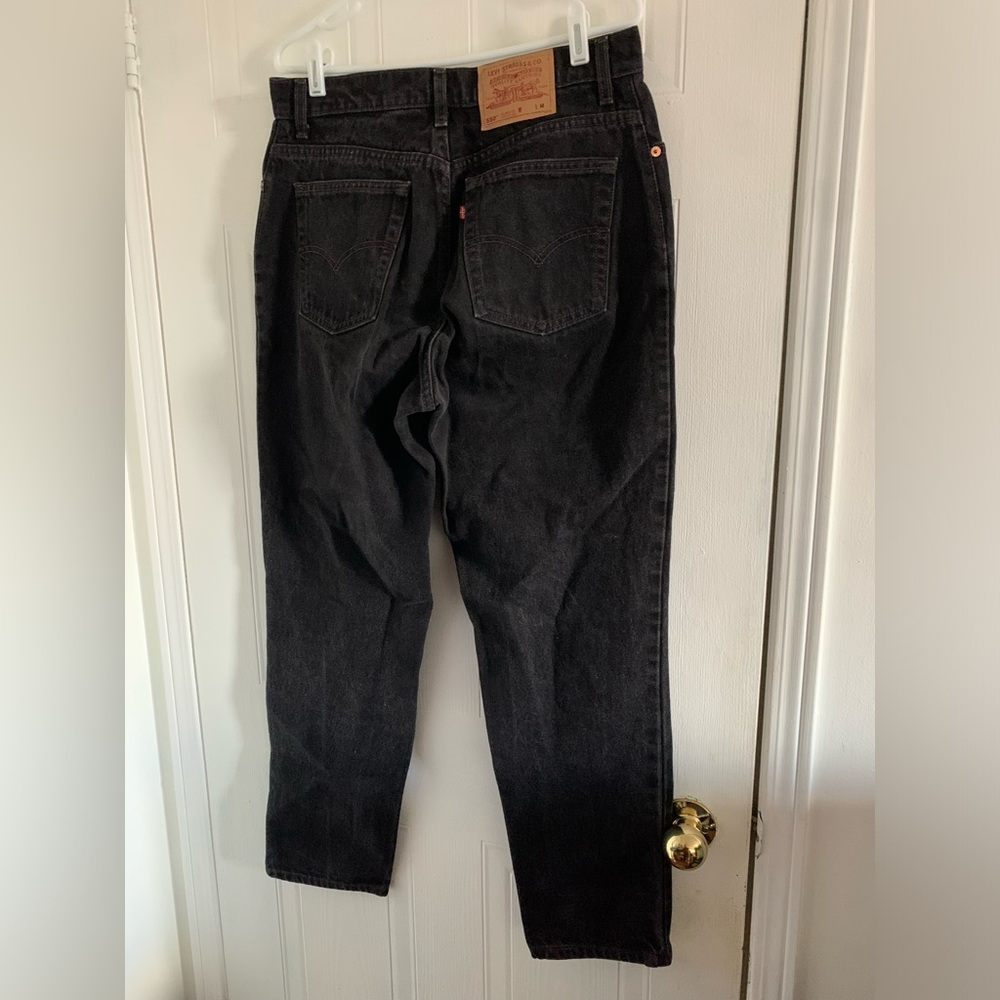 Levi's Black Straight Leg Jeans